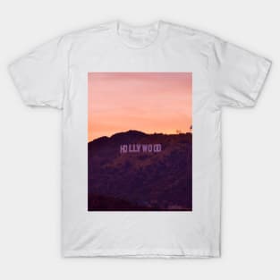 Hollywood sign sunset T-Shirt